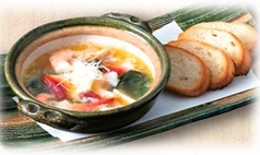 海鮮のアヒージョ