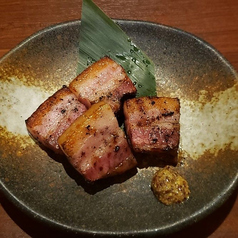 鹿野高原豚厚切りベーコン炙り