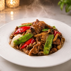 30.牛肉の黒胡椒炒め