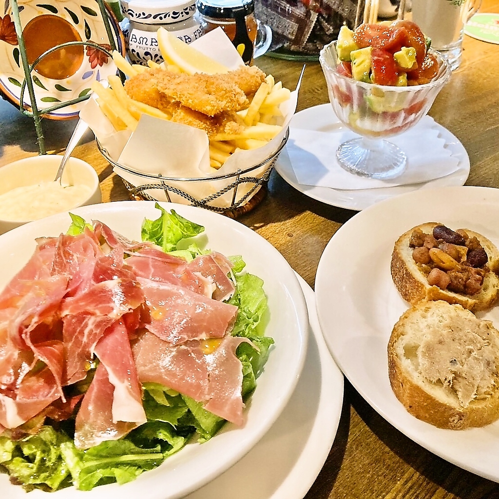 宴会パーティコースおつまみ4品の例