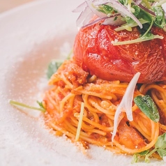 丸ごとトマトのアマトリチャーナ