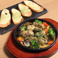 広島産牡蠣のアヒージョ