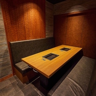 プライベートな完全個室。