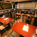 店貸切最大120名様までご利用いただけます！広々とした店内で、周りを気にせず賑やかな宴会をお楽しみください。