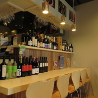 【お洒落な】カウンター席