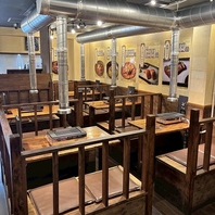 【広々ゆったりお座敷席ご用意！】