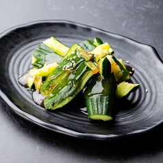 胡瓜の梅ジュレ和え