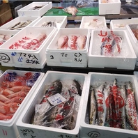 当店は市場から直送！新鮮な魚介類を使用！鮮度抜群！