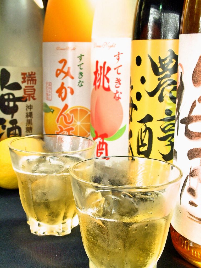 焼酎・日本酒だけぎゃない！カクテル・果実酒も充実がええねん☆