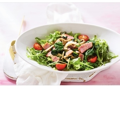 きのことベーコンのバターソテーサラダ