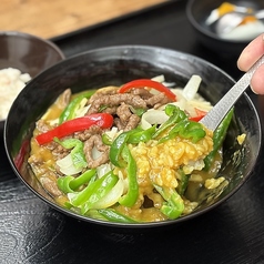 牛肉とピーマンの自家製カレー