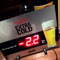 エキストラコールド！！キンキンに冷えた生ビールは最高♪