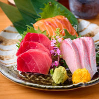 産地や鮮度を厳選した豊富な逸品料理の数々もご用意！