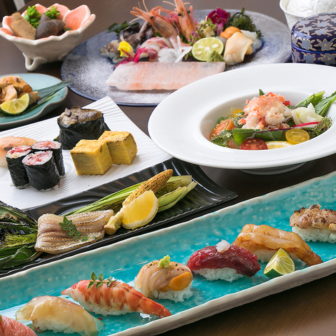 ◇旬の美味しい食材を生かした斬新な江戸前鮨と豊富な日本酒を楽しめるお店◇