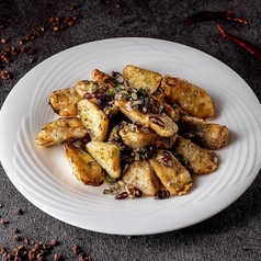 山椒風茄子の素揚げ