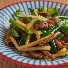 牛タン青椒肉絲