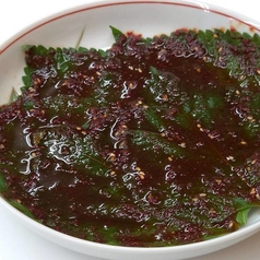 えごまの葉醤油漬け