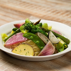 10種野菜のペペロンチーノパスタ