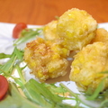 料理メニュー写真&nbsp;とうもろこしのもちもちあげ<3コ>