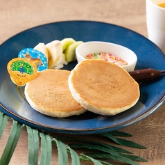 お子様パンケーキプレート(チョコペン付)