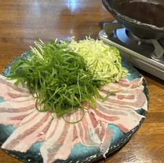 九条ネギの出汁しゃぶ