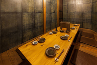 プライベート感満載の掘りごたつ半個室