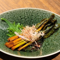 行者にんにくの醤油漬け