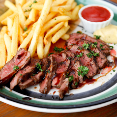 牛サガリのステーキ&フリットHanger steak