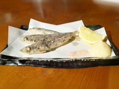 有頭メヒカリの竜田揚げ（1尾）