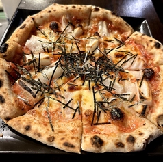 明太マヨ餅ピザ