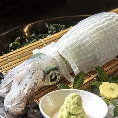 呼子イカ姿造り-〆は天ぷら・塩焼き-