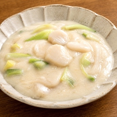 粟米青菜(帆立貝柱と青菜のクリームソース)