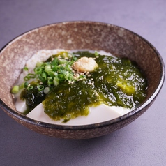自家製あおさ海苔豆腐