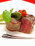 3600円以上のコースで頂ける牛ヒレ肉のステーキ…柔らかく贅沢なひと時を味わえます