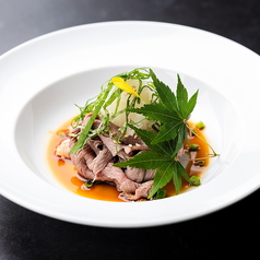 国産和牛カルパッチョ香味おろしポン酢