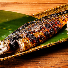 トロさばの塩焼き