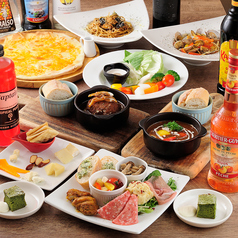 ピザとワイン トリバキッチン グリッツのコース写真