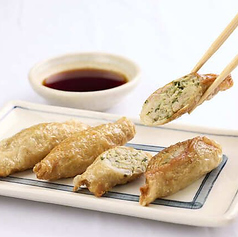 鶏皮餃子