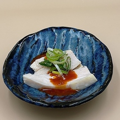 蒸し鶏のコチュジャンソース
