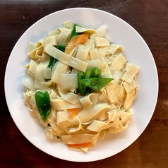 干豆腐炒め