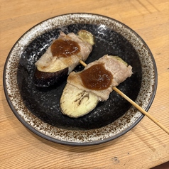 ナス味噌巻き