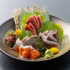 本マグロ入り 刺身3点盛り合わせ (3貫盛り)