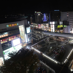 夜は夜景が一望出来ます☆お昼とは違う雰囲気を味わえ、大切な方とのお食事会におすすめです！