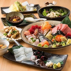 市場仕入れの鮮魚を堪能。こだわり海鮮料理が充実◎