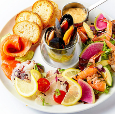 シーフード前菜盛り合わせ