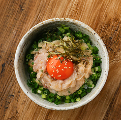 鮮魚のなめろう丼