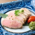 料理メニュー写真 合鴨ローストときざみわさび
