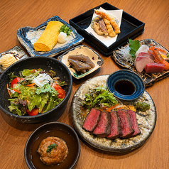 囲炉裏と天ぷら よつば 八尾店のコース写真