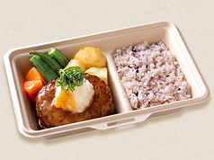 ジューシー大葉おろしハンバーグ塩麹醤油ソース（お弁当）
