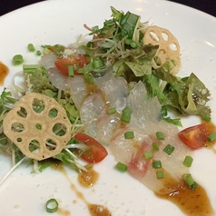 真鯛の和風カルパッチョ